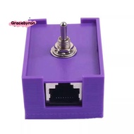 Network RJ45 Control Switch RJ45 LAN CAT5/CAT6 Twisted Pair Control Switch RJ45 Network Cable Toggle