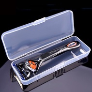 Plastic Shaving Knife Storage Box Portable Travel Manual Shaving Knife Holder Box Universal Transpar