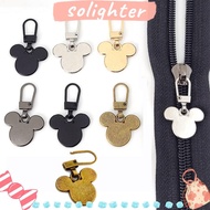 SOLIGHTER Zipper Head, Cartoon Multi-functional Metal Zipper Pullers, Replacement Small Hole Zip Fas