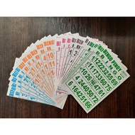 100 Pcs Bingo Pinoy Card