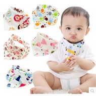 Baby Saliva Towel Baby Triangle Towel Double Cotton Bib Turban