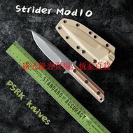 【快速出貨】百濃PSRK 戶外刀具新款 Strider Mod10復刻 DC53小直刀高硬度小刀  露天市集  全台最