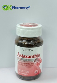 วิสทร้า / Vistra Astraxanthin 4mg (Plus Vitamin E) 30 แคปซูล