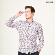 OLYMP  LUXOR Shirt เสื้อเชิ้ตชาย  เสื้อเชิ้ตสงกรานต์ เสื้อลายดอก เสื้อทำงาน  เสื้อเชิ้ตทำงาน
