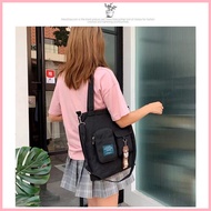 ❧ ✌ Mumu 3026 Japanese Large Canvas Tote Bag With Zipper Sling Bags For Women (No Keychain?