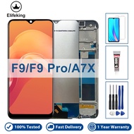 Original For OPPO A7X F9 F9 pro LCD Display Touch Screen With frmae Digitizer Assembly Replacement Touch Screen Digitizer Assembly Replacement parts With Frame With Free Tools