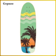 Gepnoo Surfskate Deck Ply Surfskate Cruiser Portable Wood