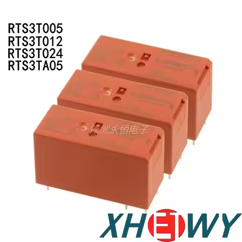 Relay RTS3T005 RTS3T012 RTS3T024 RTS3TA05 6-pin normally open 16A DC12V DC5V DC24V