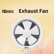 BS BOSS exhaust fan 6 inch 8 inch Round PVC Wall Type Ventilation fan Exhaust Fan Bedroom Living Roo