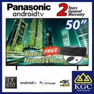 Panasonic 50" 4K HDR Android LED TV TH-50LX650K (Free Wireless Keyboard &amp; Mouse)
