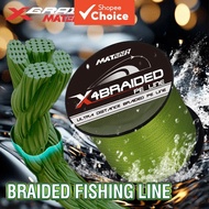 MATEER X4 4-Strand 100% PE Braided Fishing Line 300/500m, 9-85kg Strength for Sea & Carp (15-150lb) 
