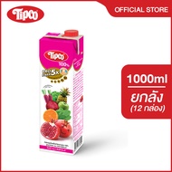 [ยกลัง] TIPCO Profiber น้ำผักผสมน้ำผลไม้ สูตรน้ำทับทิม Mixed Veggie & Pomegranate 100% ขนาด 1000 ml.