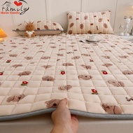 wh17 Flannel Mattress Winter Warm Home Tatami Mat Student Dormitory Foldable Single Double Bed Sleeping Pad Queen King Size 1pcMattress Pads
