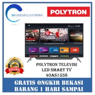 POLYTRON TELEVISI LED SMART TV 40AS1558 / 40 INCH