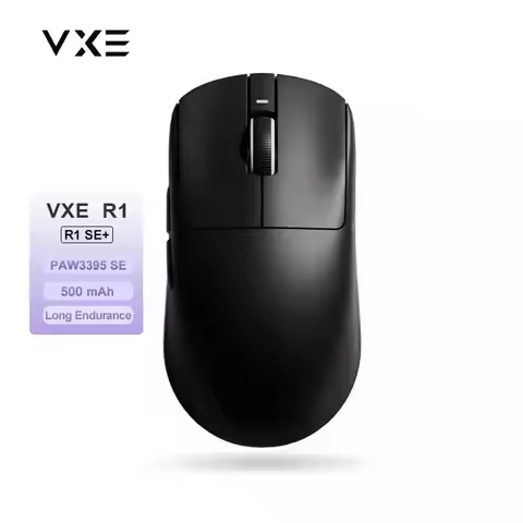 ATK VXE Dragonfly R1 Mouse of The Game E-Sports Long Battery Life Paw3395 Lightweight Ergonomic Thre