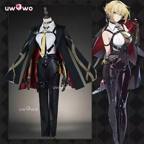UWOWO Evelyn Cosplay Collab Series: Game Zenless Zone Zero ZZZ Evelyn Cosplay Costume Halloween Cost