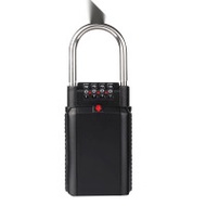 鑰匙密碼盒 懸掛式鑰匙密碼盒 合金密碼鑰匙收納盒 金屬鑰匙盒 鋅合金 黑色 170*65mm 11198 - 黑色170*65mm