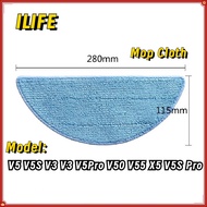Mop Cloth For ILIFE Sweeping Robot V5 V5S V3 V3 V5Pro V50 V55 X5 V5S Pro Sweeper Accessories
