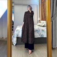 New Sabrina set tunik SET LONG TUNIK KEKINIAN SET TUNIK TERBARU
