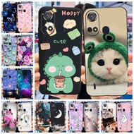 Itel A49 Play / Itel A58 Lite Cute Dinosaur Cat Painted Case Itel A49Play A58lite A631L Soft Silicon