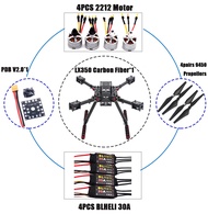 Rc Carbon Fiber 350 Frame Kit Ardupilot 100Mw Radio Telemetry Quadcopter Blheli 30A Esc 2212 Motor P