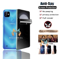 Anti-scratch Hydrogel jelly spy matte privacy Infinix Smart HD 2021 2 2 HD 3 3 Plus 4 4 Plus 5 6 6 H