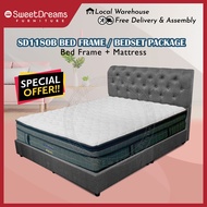 SD1180B Divan Bed Frame | Bedset Package | Queen &amp; King Only