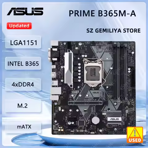 ASUS PRIME B365M-A Motherboard Intel B365 LGA 1151 support Core i3-8100 9400F 9600 9900 8600 G5400T 