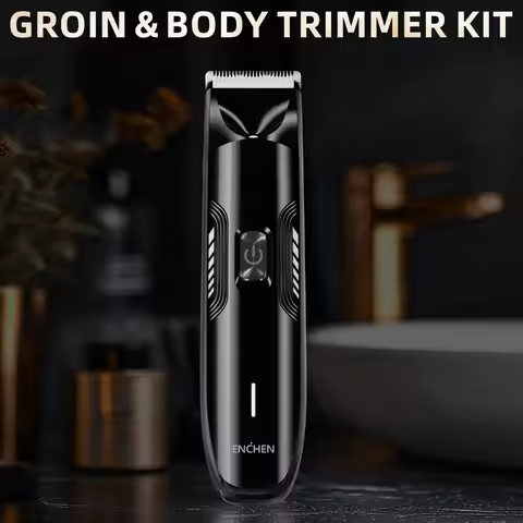 ENCHEN Hair Trimmers Professional Hair Clippers Low Noise Body Trimmer Beard Trimmer Ergonomic Elect