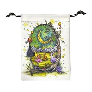 Drawstring Tarot Card Bag Halloween Tarot Cloth Drawstring Bag Party Favor Supplies Gift Candy Treat Bag for Halloween Thanksgiving Christmas bearable