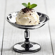 Ice Cream Cup 304 Stainless Steel Footed Dessert Bowl Pudding Cup For Dessert Salad Fruit Easy To Cl