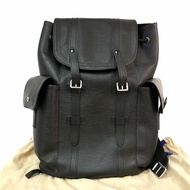 △ Louis Vuitton 路易威登 Black Epi Leather Christopher PM Backpack M50159 黑色水波紋皮革背包 - 257028593