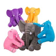 Elephant Doll Pillow Plushie 30cm / 40cm / 60cm Gift Bantal Plush Gajah Comel | Soft Stuffed Animal 