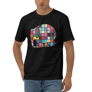 Colorful Club Elmer Elephant Patchwork Good Store High Quality Cotton Tshirts