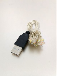 5米 USB LED星星聖誕樹串燈 USB String Lights, 5m 50 LED Fairy Lights for Christmas, Wedding, Multicolor
