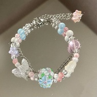 EL - (4) aesthetic bead bracelet | Beads bracelet | Korean bead bracelet