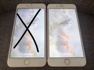 右：iPhone 7s 玫瑰金 128gb $400              左：iPhone 6s  plus（已售） 玫瑰金 16gb $120