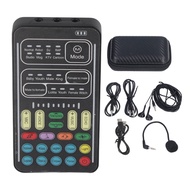 Fun~ I9 Voice Changer Set Multifunction Portable Recording Mini Sound Card - For Game Anchor Recordi