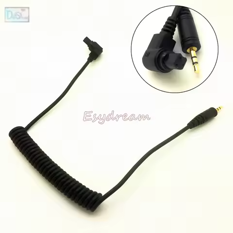 2.5mm / 3.5mm Remote Shutter Release Cable Connecting Cord for Canon DSLR Camera As 3C C3 N3 Cable A