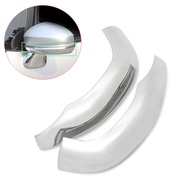 ABS Chrome For Honda Fit Jazz 2014-2018 Car Side Rear View Door Mirror Strip Cover Exterior Wing Tri