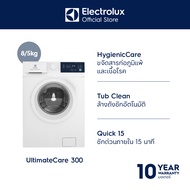 (ส่งฟรี )Electrolux เครื่องซัก/อบผ้าฝาหน้า รุ่น EWW8024E3WB ความจุ 8/5 กก. UltimateCare  300 (แถมขาต