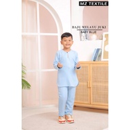 BAJU MELAYU JUKI KIDS anak murah plus saiz raya budak sedondon ayah blue pink black cream purple bro
