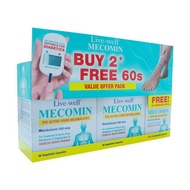 Live-well Mecomin Mecobalamin 500mcg x 180's + 60's Capsules