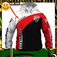 2024 395 Custom Name DUCATI 3D Jacket Racing Suit Hoodie Hip Hop Men's Fashion Plus Fat Sportswear Punk 267