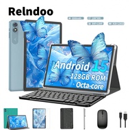 แท็บเล็ต Android 15 พร้อมแป้นพิมพ์และเม้าส์ แท็บเล็ต 10 นิ้ว พร้อมกรณีโน้ตบุ๊ค ปากกา สายข้อมูล โปรเซ