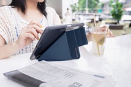 全保護翻蓋保護殼附Apple Pencil插槽 iPad 13- 午夜藍