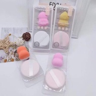 Bộ bông mút mút tán hồ lô giọt nước tán kem nền phấn nước trang điểm nền mịn dễ tán kem cho làn da m