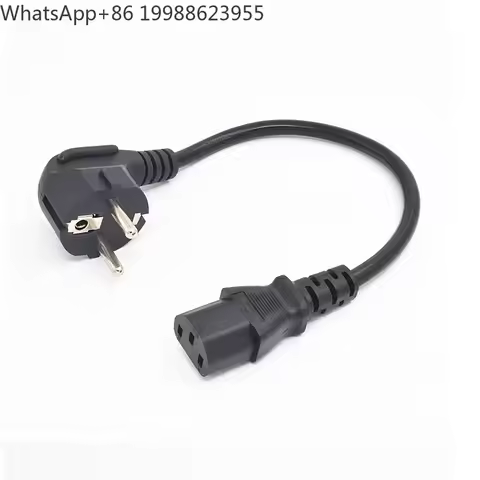 Europe EU plug Germany, France to IEC C13 Power Cord 0.3M /1.5M IEC C13 EU power mains cable AC EU P