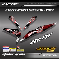 STRIPING BEAT STREET / STICKER BEAT NEW VARIASI MOTOR HONDA BEAT 2016 2017 2018 2019 VENOM