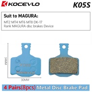 4 Cặp (8 Chiếc) Má Phanh Kim Loại Đĩa Thủy Lực Kocevlo MTB Cho B01s SRAM AVID HAYES Magura ZOOM Phụ
